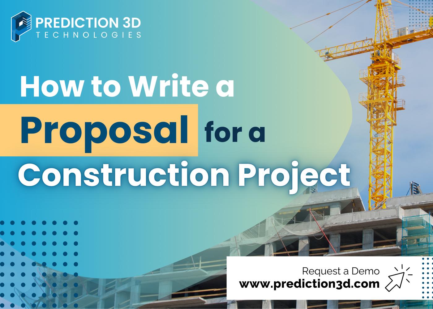 how to write a proposal for a construction project